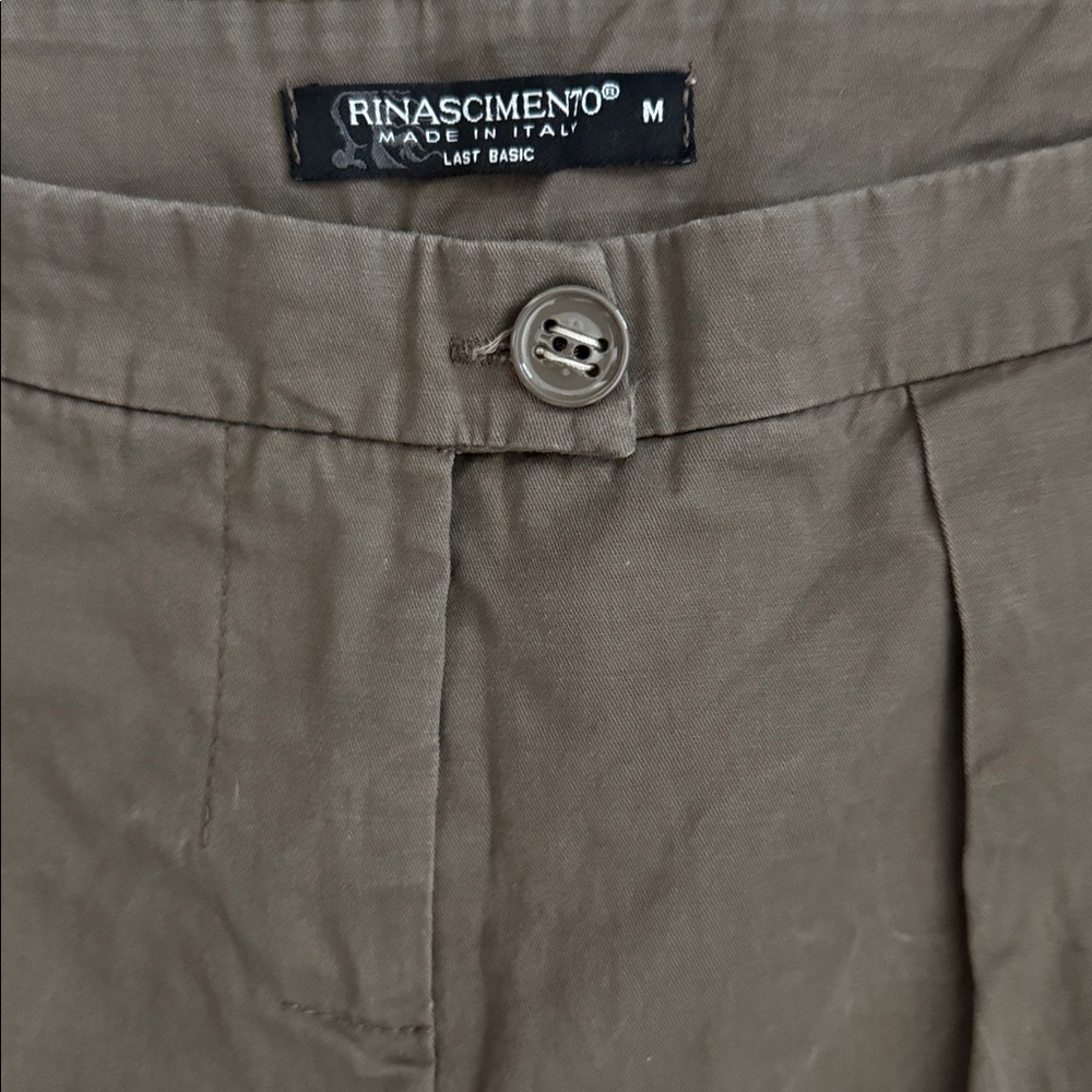 Rinascimento Olive Green Women's Bermudas - Picture 2 of 3